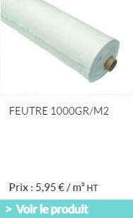 acheter feutre 1000g