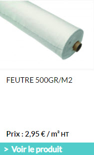 acheter feutre 500g