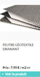 acheter feutre drainant