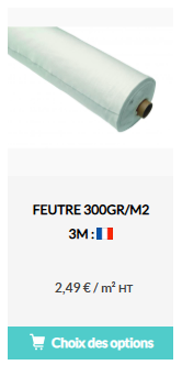 acheter feutre 300