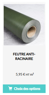 acheter feutre antiracinaire