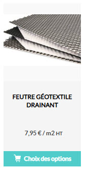 acheter feutre drainant