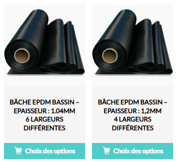 acheter bache epdm